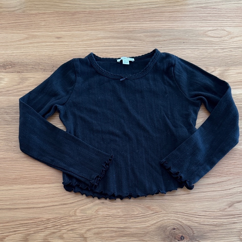 Crewcuts Black Long Sleeve Kids Top